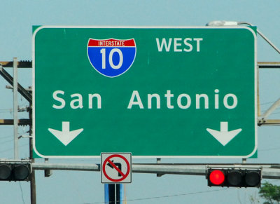 I-10 West to San Antonio