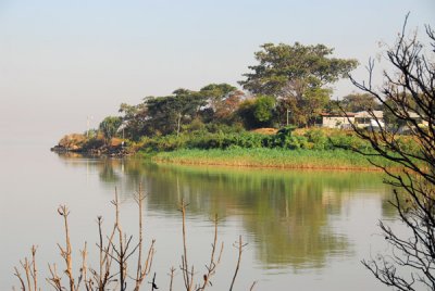 Lake Tana shoreline near the Tana Hotel
