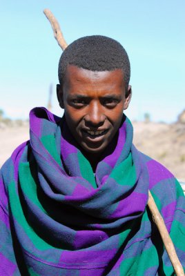Ethiopians living within the Simien Mountains National Park