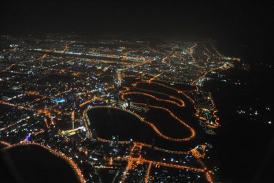 Sharjah lagoons looking towards Dubai