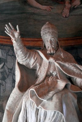Bernini's marble statue of Pope Urban VIII, Sala degli Orazi e dei Curiazi