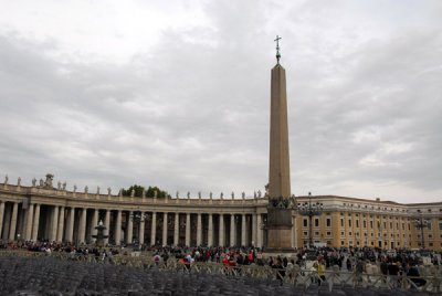 St. Peters Square with the ancient Egyptian obelisk