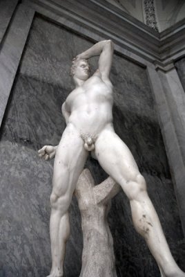 The Greek boxer Cruegas of Epidamnos by Antonio Canova, Museo Pio-Clementino