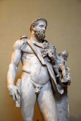 Hercules and Telephus, Roman copy, Museo Chiaramonti (inv 1314)