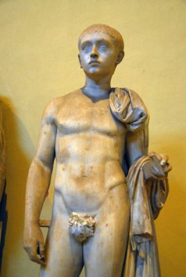 Statue of a youth, Roman, 3rd C. AD