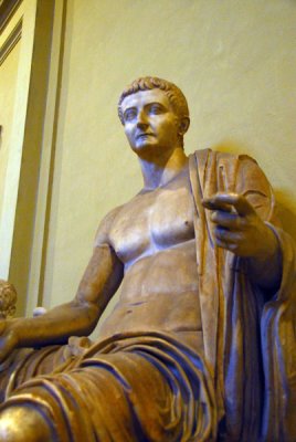Statue of the Emperor Tiberius, Museo Chiaramonte (inv 1511)