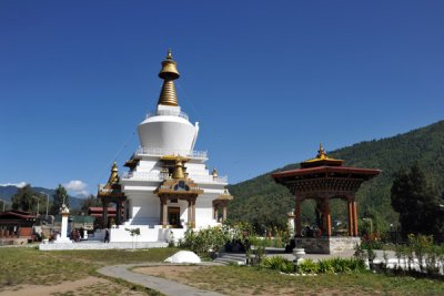 National Memorial Choeten built in honor of the Third Druk Gyalpo, King Jigme Dorji Wangchuck (1928-1972)