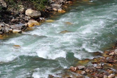 White water of the Paro River (Pacchu)