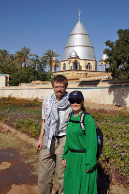 Trygve and Karen at the Mahdi's Tomb