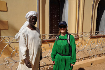Caretaker of the Mahdi's Tomb with Karen