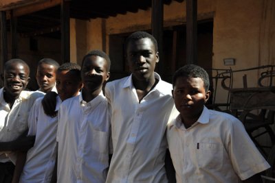 Sudanese students visiting the Khalifa's House