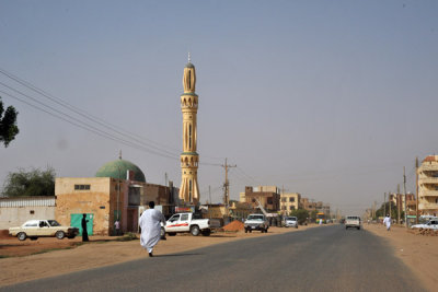 Heading into Khartoum from the bus station