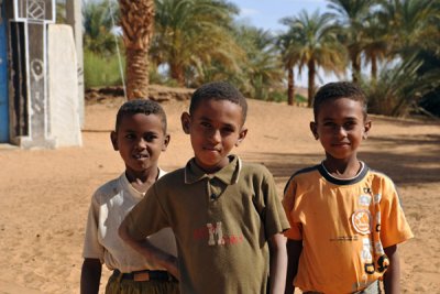 Young Sudanese boys from Old Dongola