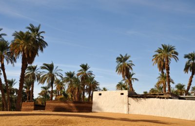 Passing back through the modern village at Old Dongola