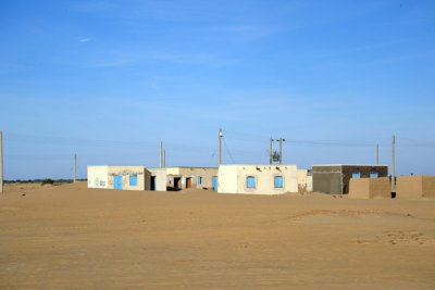 Typical road-side village of Northern Sudan