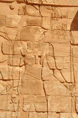 Relief carving of Horus, Musawwarat