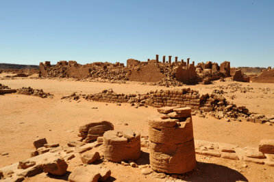 Ruins of the ancient Great Enclosure, Musawwarat