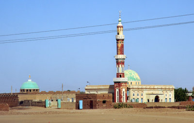Mosque along the Blue Nile southeast of Khartoum