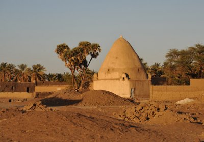 Domed structure in a village just south of Soleb