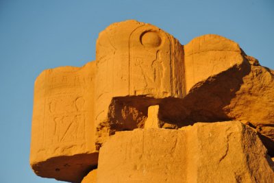 Broken column, Temple of Soleb