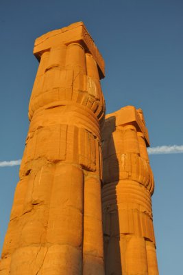 Ancient Egyptian Lotus Column