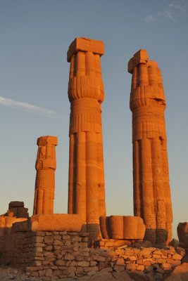 Lotus columns, Temple of Soleb