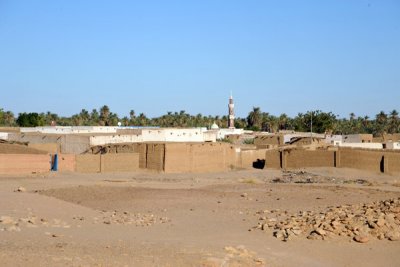 Village of El Kurru, site of another ancient Royal Cemetery 18km SW of Karima