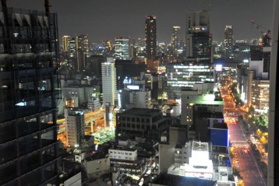 Night view from Hankyu 32, Osaka
