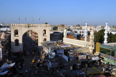 Gate to the north of the Charminar