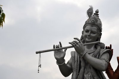 Krishna with is flute, Mangal Mahadeva