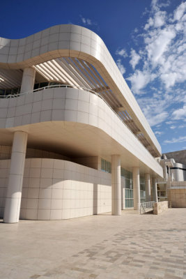Futuristic architecture of the Getty Center