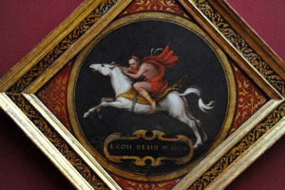 An Allegory of Passion (E Cosi Desio me Mena), Hans Holbein the Younger, ca 1532-36