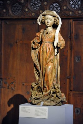 Hl Magdalena von Engeln zum Himmel getragen, Nürnberg ca 1470