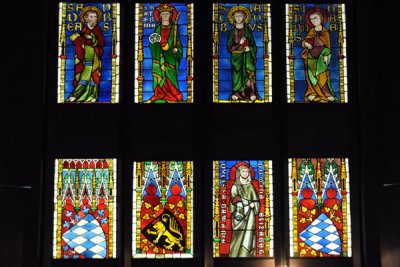 Stained glass windows, Kloster Seligenthal in Landshut, 13-14th C.