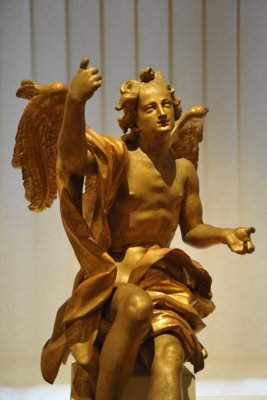 Sitzender Engel, ca 1760, Joseph Christian (1706-1777)