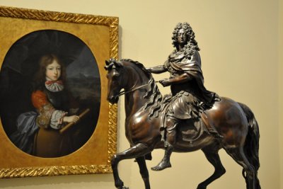 Max Emanuel auf schreitendem Pferd, late 17th C.
