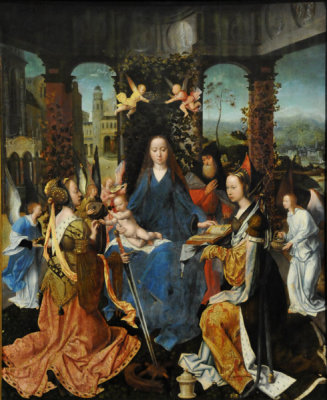 The Marriage of St Catherine, South Netherlandish ca 1515