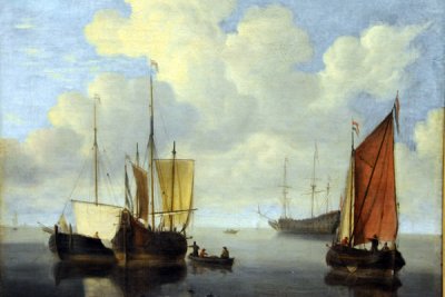 Calm Sea, Willem van de Velde (1611-1693)