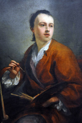 Anton Raphael Mengs in front of the Easel, ca 1755, Anton von Maron (1731-1808)