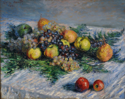 Pears and Grapes, 1880, Claude Monet (1840-1926)