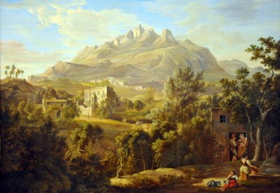 Monte Epomeo in Ischia, 1820, Johann Joachim Faber (1778-1846)