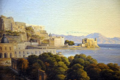 View of the Castel del Oro in Naples, Johann Joachim Faber (1778-1846)