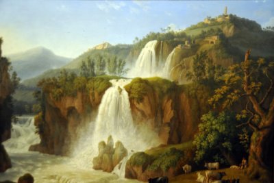 The Waterfalls at Tivoli, 1785, Jakob Philipp Hackert (1737-1807)