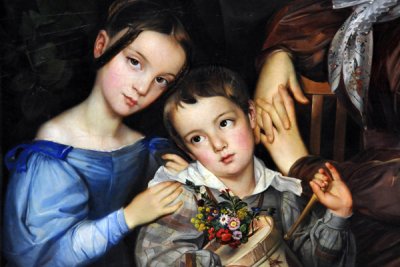 The Rauter Children, 1836, Johann Friedrich Dietrich (1787-1846)