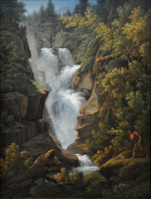 Waterfall in the Berner Oberland, 1796, Joseph Anton Koch (1768-1839)