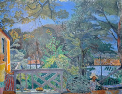 Terrasse de Vernon ca 1928, Pierre Bonnard (1867-1947)