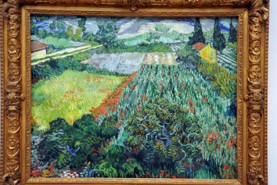 Mohnfeld 1889/90, Vincent van Gogh (1853-1890)
