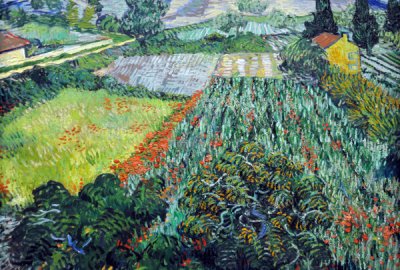 Mohnfeld 1889/90, Vincent van Gogh (1853-1890)