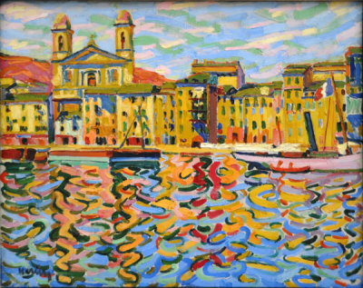 The Port of Bastia on Corsica, 1907, Auguste Herbin (1882-1960)