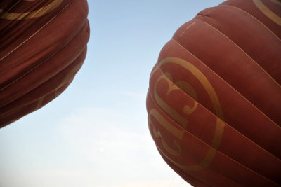 On the day of our flight, 2 balloons were used